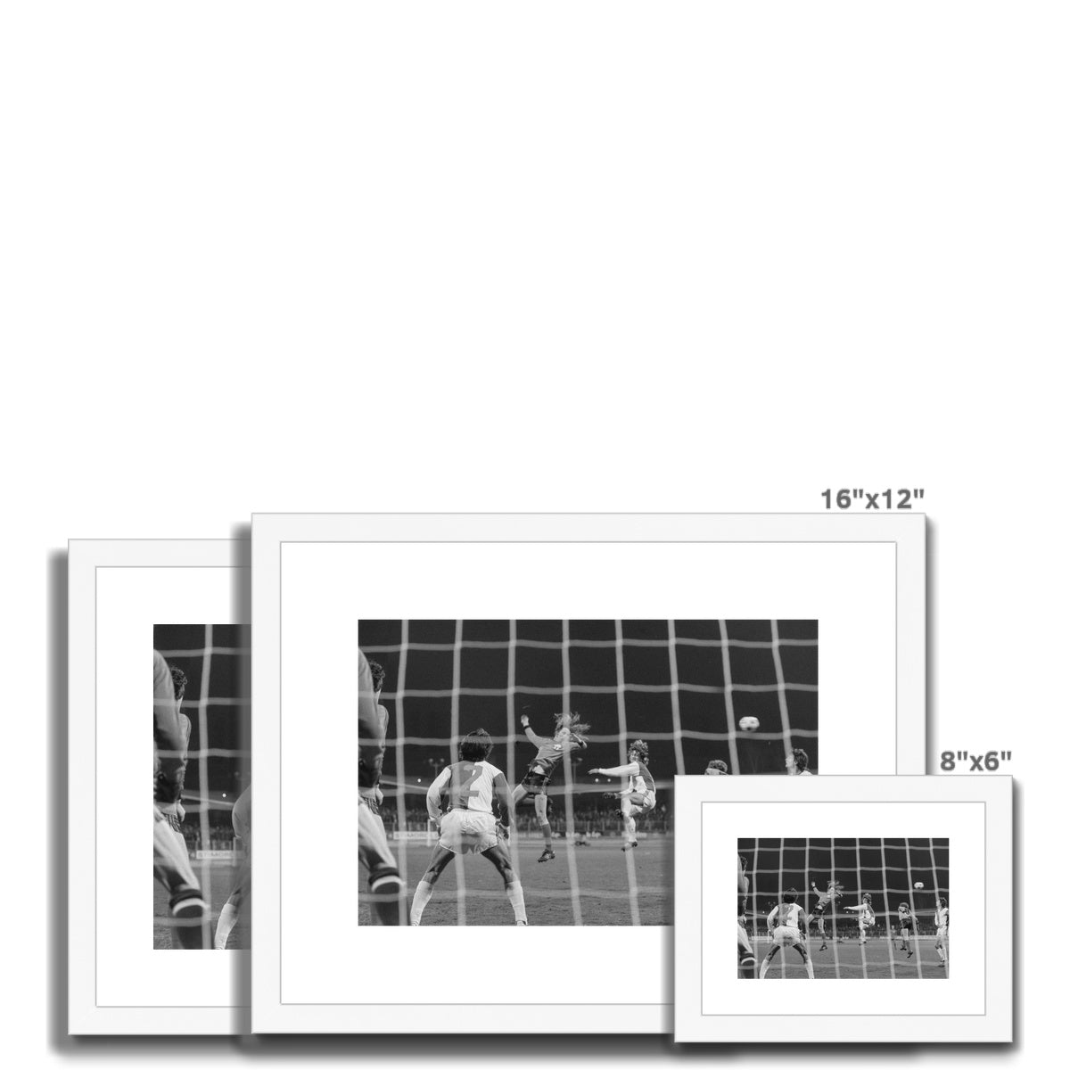 Zürich Derby GC vs FCZ März 1975 - Schweizer Fussballgeschichte Framed & Mounted Print