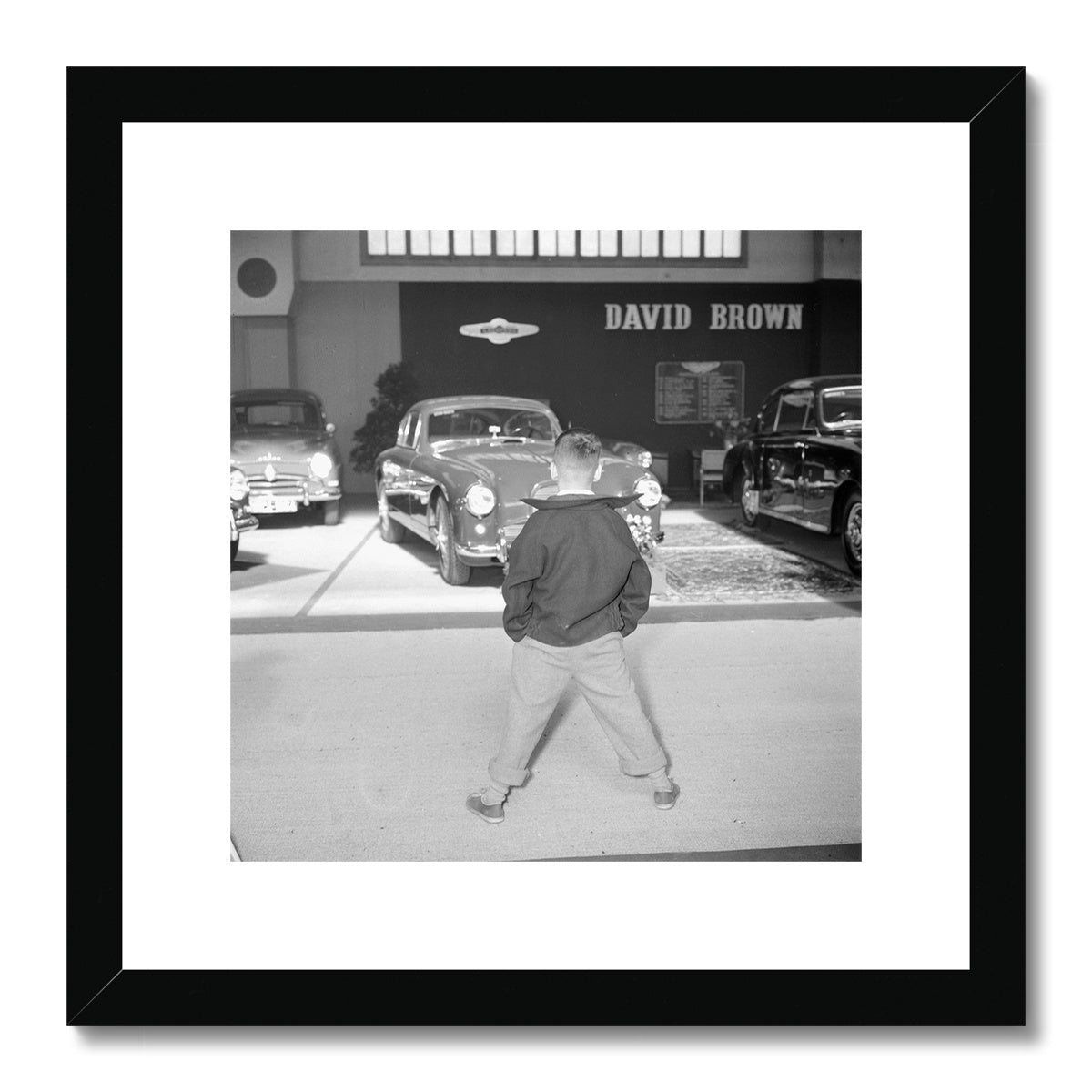 Autosalon Genf, 1954. Framed & Mounted Print