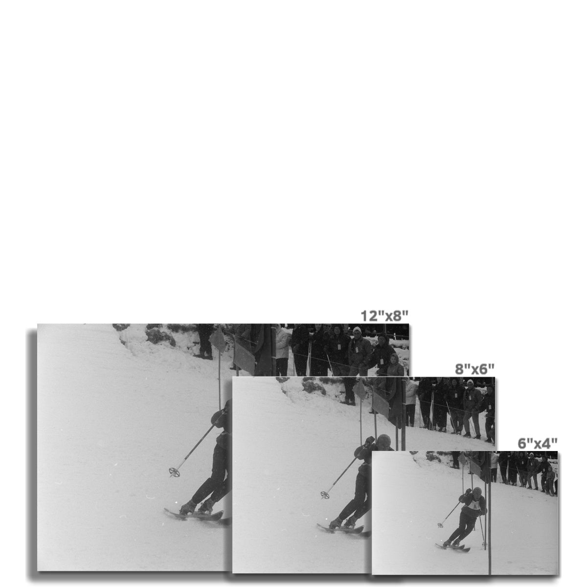 Lauberhorn 1959 Andreas Molterer Wengen - Legendäres Schweizer Skirennen Fine Art Print