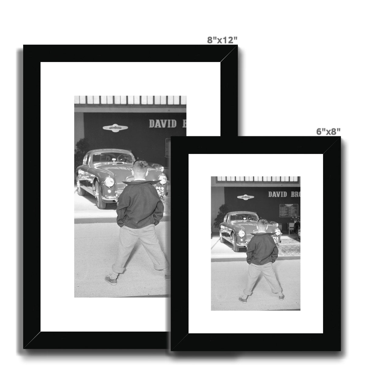 Autosalon Genf, 1954. Framed & Mounted Print