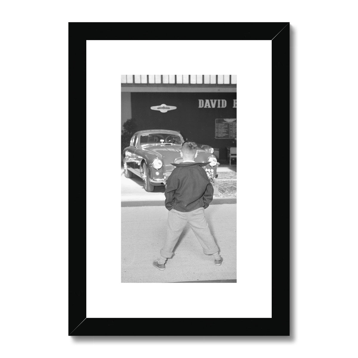 Autosalon Genf, 1954. Framed & Mounted Print