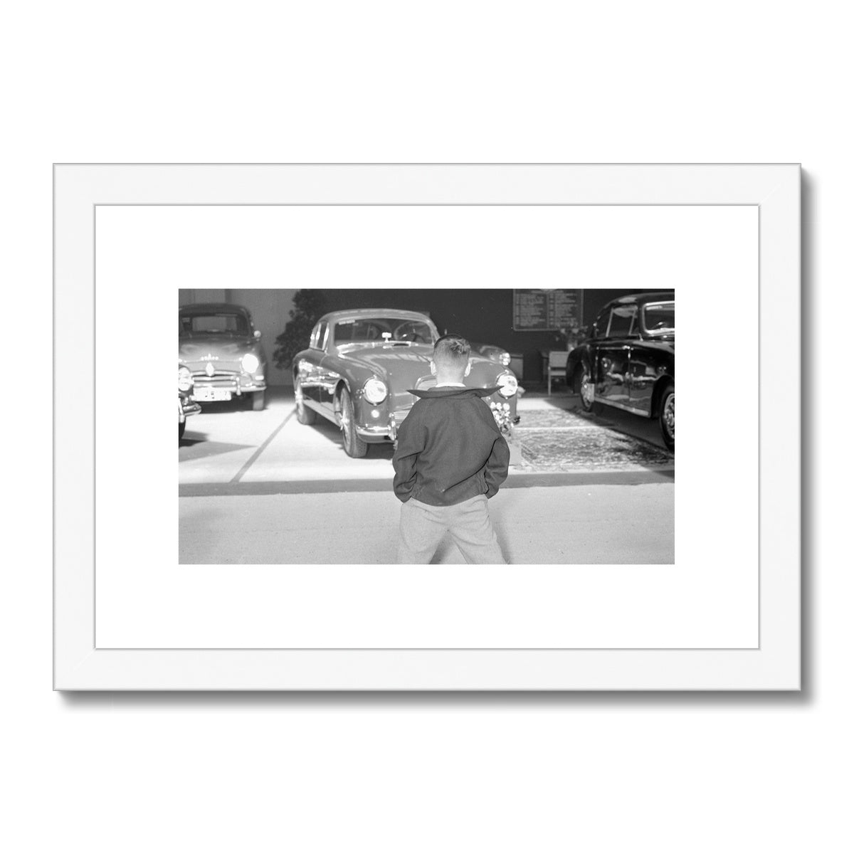 Autosalon Genf, 1954. Framed & Mounted Print