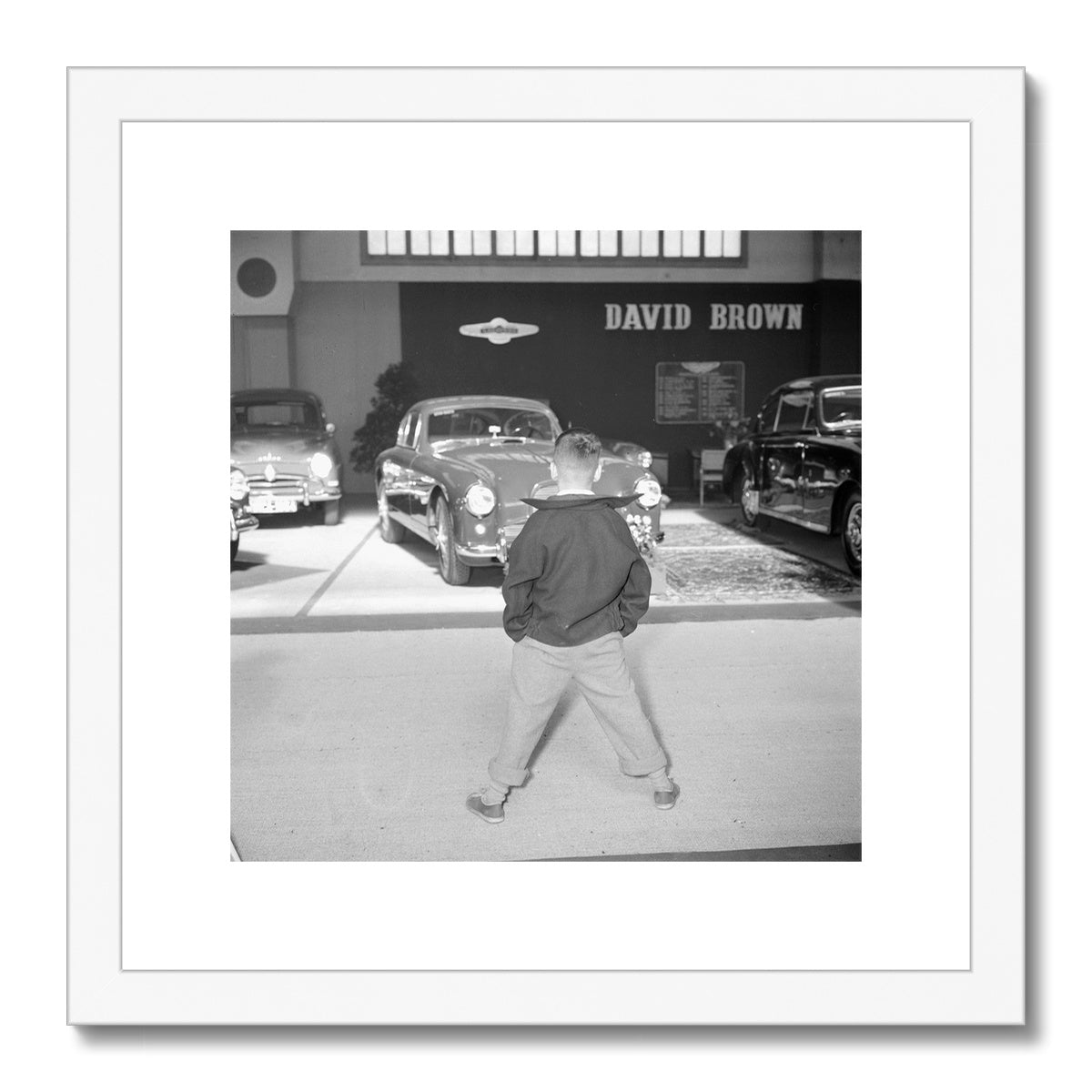 Autosalon Genf, 1954. Framed & Mounted Print