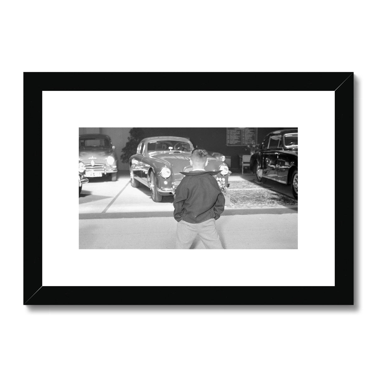 Autosalon Genf, 1954. Framed & Mounted Print